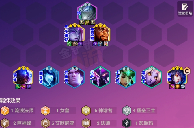 金铲铲之战恭喜发财神谕阿狸怎么玩