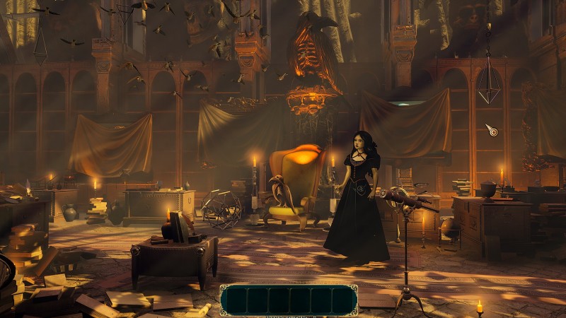 黑暗美学魔境,独立解谜游戏《秘密城堡》登陆Steam