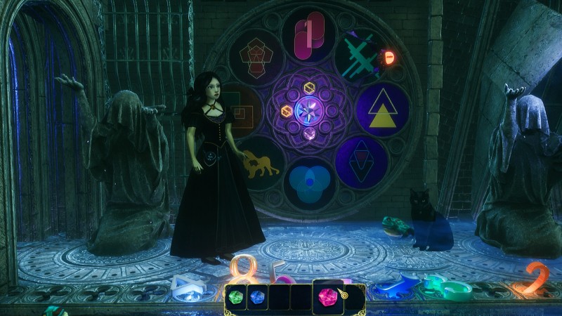 黑暗美学魔境,独立解谜游戏《秘密城堡》登陆Steam